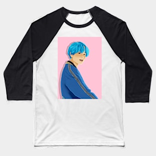 V KIM TAEHYUNG CUTE PASTEL PINK BTS Baseball T-Shirt